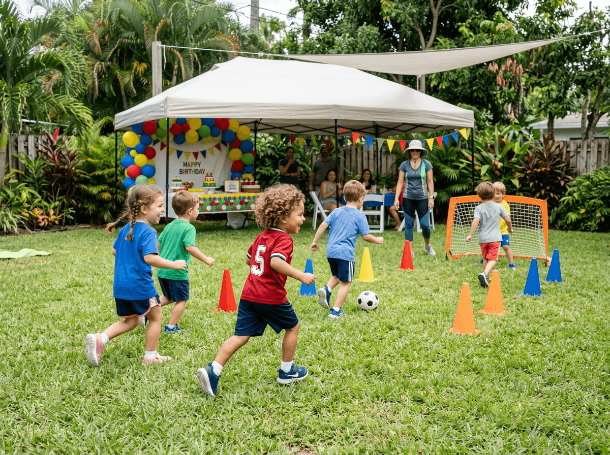 Lil Stars Sports birthday party games
